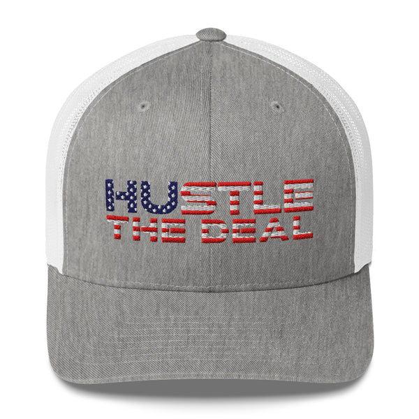 Hustle The Deal™ Flag Trucker Hat